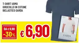 A&O T-shirt uomo girocollo in cotone bielastico GARDA offerta