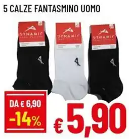A&O 5 calze fantasmino uomo offerta