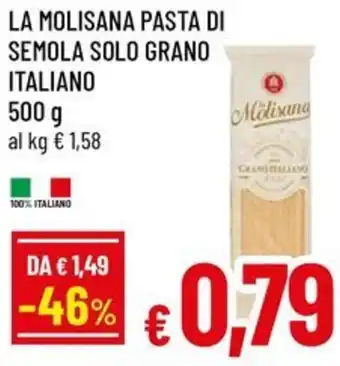 A&O La molisana pasta di semola solo grano italiano offerta