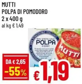 A&O Mutti polpa di pomodoro offerta