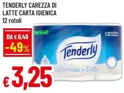A&O Tenderly carezza di latte carta igienica offerta