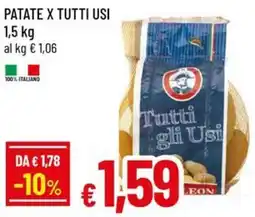 A&O Patate x tutti usi offerta