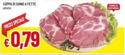A&O Coppa di suino a fette offerta