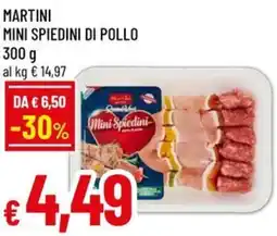 A&O Martini mini spiedini di pollo offerta