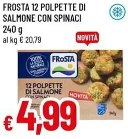 A&O Frosta 12 polpette di salmone con spinaci offerta