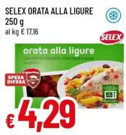 A&O Selex selex orata alla ligure offerta