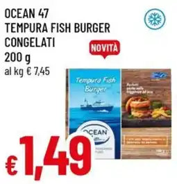 A&O Ocean 47 tempura fish burger congelati offerta
