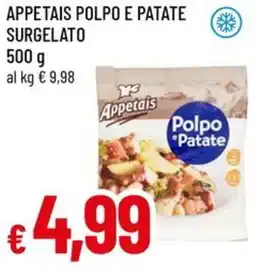 A&O Appetais polpo e patate surgelato offerta