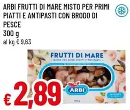 A&O Arbi frutti di mare misto per primi piatti e antipasti con brodo di pesce offerta
