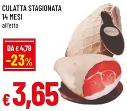 A&O Culatta stagionata 14 mesi offerta