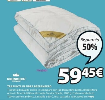 JYSK Trapunte offerta