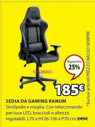 JYSK Sedie offerta