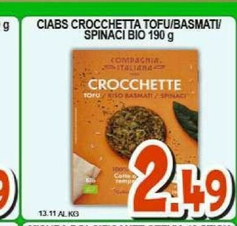 Sacoph Alimentazione vegana offerta