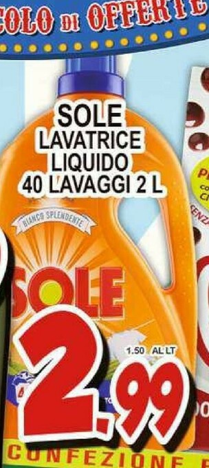 Sacoph Detersivo lavatrice offerta