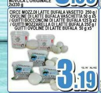 Sacoph Mozzarella di bufala offerta