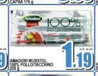 Sacoph Wurstel di pollo offerta