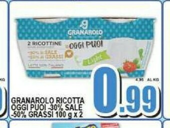 Sacoph Ricotta offerta