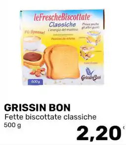 Iper Tosano GRISSIN BON Fette biscottate classiche offerta