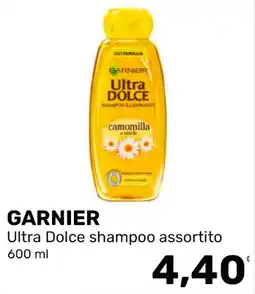 Iper Tosano GARNIER Ultra Dolce shampoo offerta
