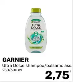 Iper Tosano GARNIER Ultra Dolce shampoo/balsamo offerta