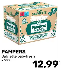 Iper Tosano PAMPERS Salviette babyfresh offerta
