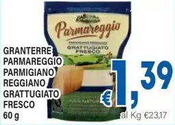 DEM Granterre parmareggio parmigiano reggiano grattugiato fresco offerta