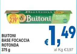 DEM Buitoni base focaccia rotonda offerta