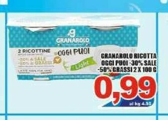 Sacoph Ricotta offerta