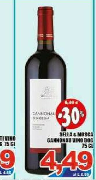 Sacoph Vino rosso offerta