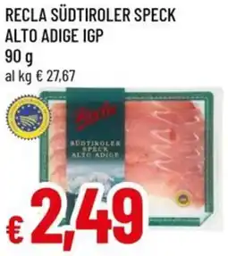A&O Recla südtiroler speck alto adige igp offerta
