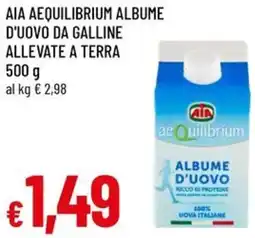 A&O Aia aequilibrium albume d'uovo da galline allevate a terra offerta