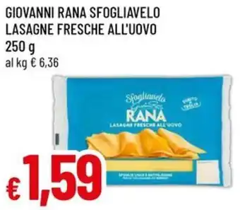 A&O Giovanni rana sfogliavelo lasagne fresche all'uovo offerta