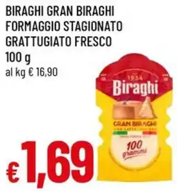 A&O Biraghi gran biraghi formaggio stagionato grattugiato fresco offerta