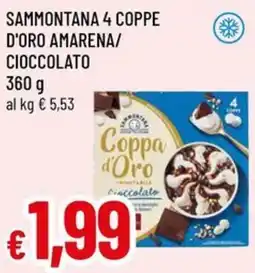 A&O Sammontana 4 coppe d'oro amarena/ cioccolato offerta