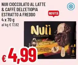 A&O Nuii cioccolato al latte & caffè dell'etiopia estratto a freddo offerta