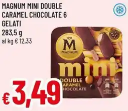 A&O Magnum mini double caramel chocolate 6 gelati offerta