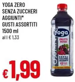 A&O Yoga zero senza zuccheri aggiunti offerta