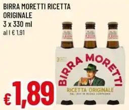 A&O Birra moretti ricetta originale offerta