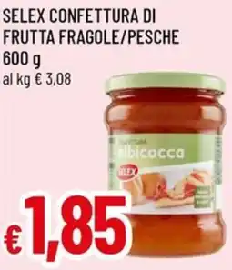 A&O Selex confettura di frutta fragole/pesche offerta