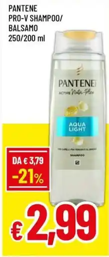 A&O Pantene pro-v shampoo/ balsamo offerta