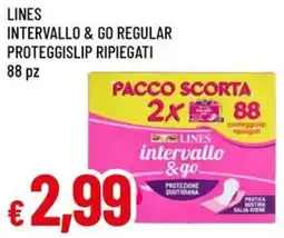 A&O Lines intervallo & go regular proteggislip ripiegati offerta