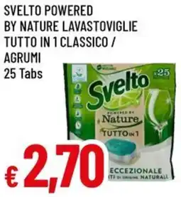 A&O Svelto powered by nature lavastoviglie tutto in 1 classico / agrumi offerta