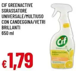 A&O Cif greenactive sgrassatore universale/multiuso con candeggina/vetri brillanti offerta