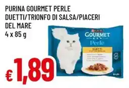 A&O Purina gourmet perle duetti/trionfo di salsa/piaceri del mare offerta