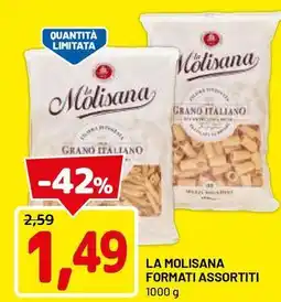 DPiù La molisana formati assortiti offerta
