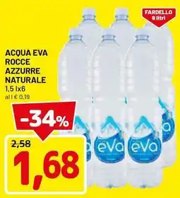DPiù Acqua eva rocce azzurre naturale offerta