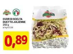 DPiù Cuor di scelta duetto julienne offerta
