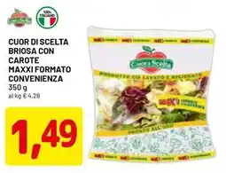 DPiù Cuor di scelta briosa con carote maxxi formato convenienza offerta