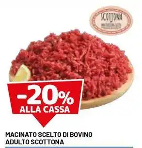 DPiù Macinato scelto di bovino adulto scottona offerta