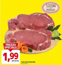 DPiù Tagliata di bovino offerta